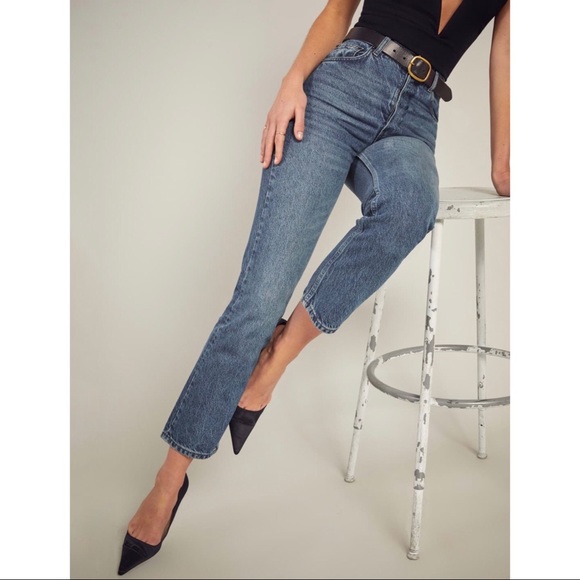 reformation cynthia high relaxed jean